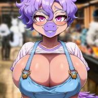 ai Breasts Color femSage Front-Facing Genderswap glasses Raptor Sage // 832x1216 // 1.5MB