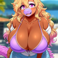 ai Alternate_Hairstyle Alternate_Outfit Breasts Color femSage Genderswap gyaru Raptor Sage // 832x1216 // 1.5MB