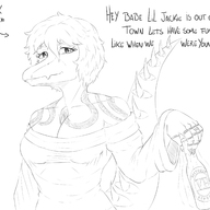 Alcohol Baryonyx Breasts femNick Milf Monochrome nick text // 2500x2200 // 1.0MB