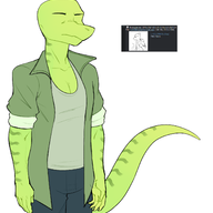 4chan Alternate_Universe Anon Color Compsognathus snootified species_swap // 1368x1466 // 364.7KB