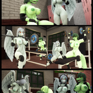 3d_model abs Baryonyx Breasts Color Fang Fit Nude Olivia Pterodactyl Pussy Spanish_Text // 5400x7200 // 42.1MB