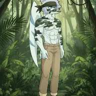 abs ai Alternate_Outfit Color Fit Green military Original_Character Pterodactyl // 747x1024 // 157.0KB