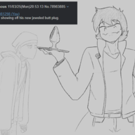 4chan Baryonyx Diego Hold_Onto_Mi Human Monochrome Newa_Count Original_Character sex_toy // 3546x2556 // 2.0MB