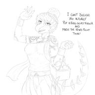 Alternate_Outfit Baryonyx femNick Monochrome nick text // 2500x2200 // 1.1MB