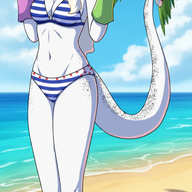ai Bikini Color edit Judee Original_Character Swimwear troodon // 704x1472 // 1.2MB