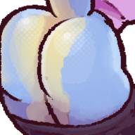 Butt Color Hybrid I_Wani_Hug_That_Gator Original_Character Petunia transparent // 200x200 // 43.8KB