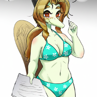 ai Bikini Breasts Color edit femIadakan Genderswap I_Wani_Hug_That_Gator Iadakan Pterodactyl text // 864x1184 // 1.4MB