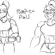 abs Acrocanthosaurus Alternate_Outfit Fit Heather(OC) Monochrome Original_Character Rosa // 1836x1138 // 457.8KB