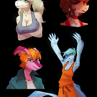 Alternate_Universe Aquilops Breasts Color Cynthia_(Stella's_Daughter) Hybrid Jack Liopleurodon Maria_(Rosa's_Daughter) Original_Character Tommy_(Naomi's_Son) // 1266x1716 // 1.2MB
