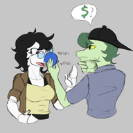 Baryonyx Color edit glasses I_Wani_Hug_That_Gator Izzy Jew Original_Character Rhinorex Trent_D_Nito // 1200x1000 // 337.8KB