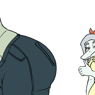 Anon bulge Butt Color edit Ending_3 Fang Human lucy Military_Anon Pterodactyl // 2162x1257 // 71.0KB