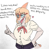 Blushing Color edit glasses Naomi Parasaurolophus text // 1880x1672 // 1.8MB
