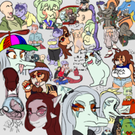 Alternate_Outfit Animal Anon Aquilops Blushing Breasts Color crossover Drugs Ending_3 Fang Fang_(Primal) Front-Facing King_Rex Ko_op_Comunity_Manager_BG_character lucy meme Naomi Naser Original_Character Parasaurolophus Penis Pok&eacute;mon Principal_Spears Pterodactyl Raptor reed Ripley_(Fang's_dad) Rosa Samantha_(Fang's_mom) Smoking Stella trish Tyrannosaurus_Rex // 2000x2000 // 2.5MB