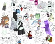 Aggie Amber Anon Background_Character Doomer_Fang Erin Fang Liz meme Naomi Naser Nessie Olivia Rosa Stella Tracy trish // 2500x2000 // 2.0MB