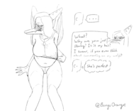 Anon black_and_white Fang lucy Monochrome // 5120x4155 // 4.5MB