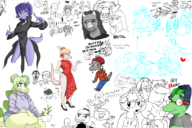 Aggie Anime Anon Babs Background_Character Bussy_saga children Color cosplay Erin Family_Guy Fang meme Milhouse Naomi Naser Nathan Olivia Prom Rosa Stella stone_toss The_Simpsons trish wojak // 3000x2000 // 2.4MB