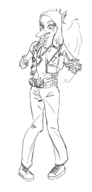 black_and_white Fang Monochrome // 475x993 // 124.2KB