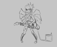 black_and_white Fang Monochrome // 683x564 // 82.1KB
