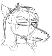 black_and_white Fang Monochrome // 555x606 // 173.6KB