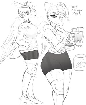 black_and_white Genderswap Monochrome Nasera // 3057x3756 // 1.7MB