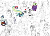 Aggie Anon Fang Genderswap Liz Naomi Naser Olivia Raptor reed Reeda Rosa Stella trish // 3000x2200 // 2.4MB