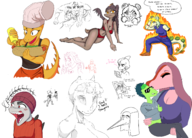 Adam Aggie Babs Bikini Color cosplay crossover Dragon_Ball Erin Fang Feet Genderswap Milhouse Naomi Nasera Olivia spider-man Stacy Stella Swimwear Tracy // 2500x1800 // 1.6MB