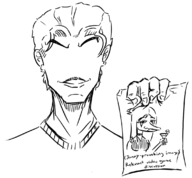 black_and_white Fang Front-Facing Monochrome // 1132x1047 // 314.9KB