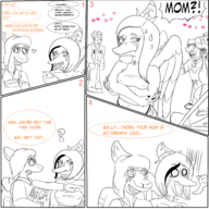 black_and_white comic Fang Original_Character // 4375x4375 // 4.5MB