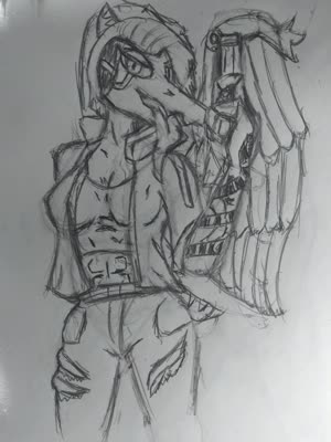black_and_white cosplay crossover Fang Monochrome Video_Game // 1560x2080 // 295.4KB