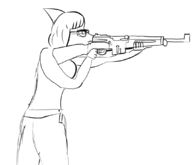 gun Monochrome Naomi // 1086x933 // 157.4KB