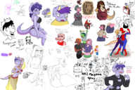 Adam Aggie Anon Babs Bussy_saga dino_nuggets Erin Fang femAnon Genderswap Milhouse Naomi Naser panties Rachel Raptor reed Reeda Ronaldo Rosa spider-man Stacy Stella trish // 3000x2000 // 2.3MB