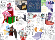 Aggie Amber Andy Anon Background_Character Christmas Erin Fang goodbye_volcano_high Holiday Naser Nessie Rachel Stella Tracy trish // 3000x2200 // 2.9MB
