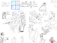 Adam Aggie Amber Anon Babs Background_Character black_and_white children Erin Fang Metal_Gear Milhouse Monochrome Naser Nathan reed Rosa Stacy Stella trish // 4000x3000 // 2.5MB