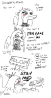 black_and_white comic Fang Monochrome // 623x1193 // 352.0KB