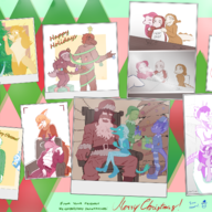 Adam Anon Christmas Erin Fang Holiday Mia Milhouse My_Little_Pony Naomi Principal_Spears reed Rosa Stacy Stella Tracy trish // 2560x1440 // 2.2MB