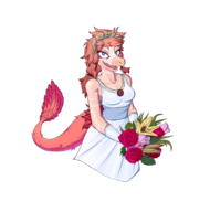 Color Genderswap Raptor reed Reeda transparent Wedding_Dress // 1822x1846 // 866.8KB