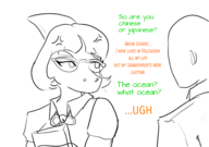 Anon black_and_white Naomi // 2375x1668 // 682.3KB