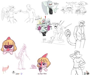 Aggie Anon crossover Doomer_Anon Doomer_Fang Erin Fang maleFang Naomi Naser Olivia Original_Character reed schizo-chan trish // 3000x2500 // 800.6KB
