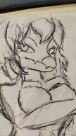 black_and_white Genderswap Monochrome Raptor real_life reed Reeda sketch // 1102x1960 // 2.5MB