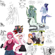 v abstract_fang Aggie Amber Anon Babs Background_Character Color cosplay Fang Front-Facing Naomi Nathan reed Stella trish Wurm_Drama // 2000x2000 // 1.9MB