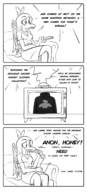black_and_white comic dino_nuggets Ending_3 Fang lucy Monochrome // 1100x2429 // 797.2KB