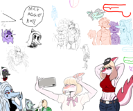 Aggie Alternate_Outfit Anon Babs Color Fang Genderswap Mia Naomi Olivia Original_Character reed trish Tusk // 3000x2500 // 2.0MB
