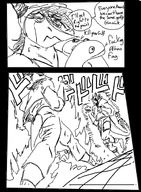 comic Jojo's_Bizarre_Adventure Judee meme Monochrome Original_Character schizo-chan // 956x1302 // 128.7KB