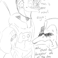 black_and_white Gay Monochrome Naser Ripley_(Fang's_dad) sketch // 610x942 // 160.7KB
