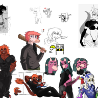 abstract_fang Adam Aggie Anime Babs Color Erin Fang Judee Olivia Original_Character reed Stella trish // 2500x2000 // 1.8MB