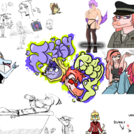 Aggie Anon Babs crossover Fang Genderswap Naomi Naser Raptor reed Reeda Sage Stephanie trish // 2500x2000 // 1.9MB