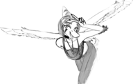 black_and_white Breasts Fang Monochrome Piercing // 2074x1316 // 724.7KB