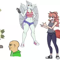 Aggie Alternate_Outfit Angél Anon Bikini Fang Genderswap meme Naser Original_Character reed Reeda // 1920x1080 // 227.3KB