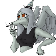 Color Fang Pterodactyl Smoking // 527x579 // 216.4KB