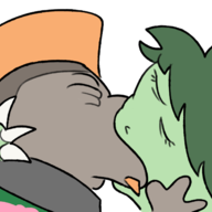 Baryonyx Color kissing Naser Olivia Pterodactyl transparent // 2300x1326 // 569.6KB